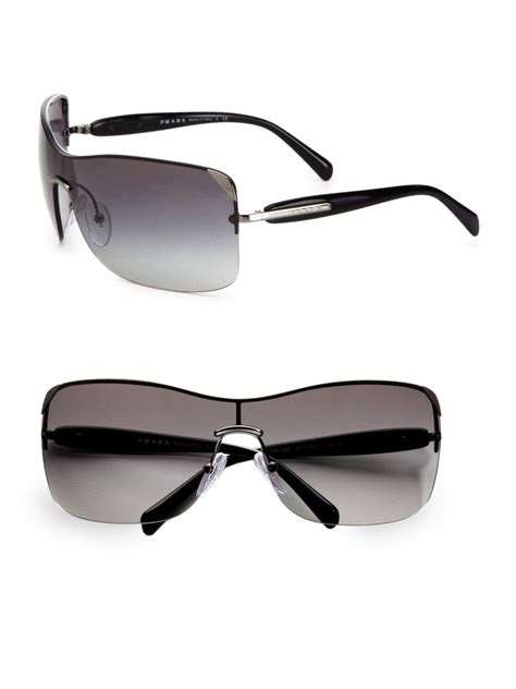 prada rectangular frames|Prada rimless frames.